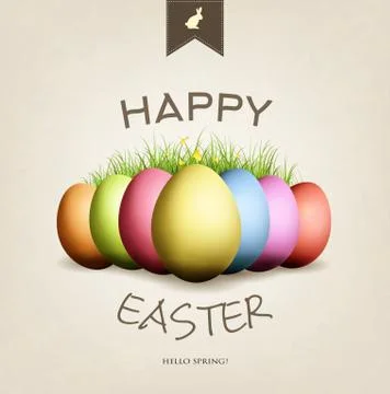 Easter Card Stock Illustration