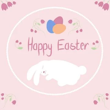 Easter card Stock Illustration