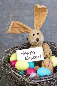 Easter card Foto stock