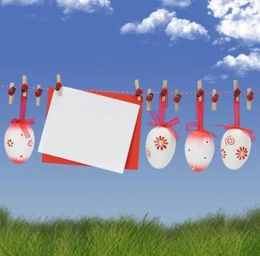 Easter card Stock Photos