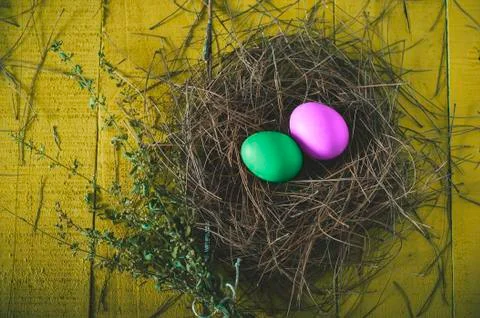 Easter card theme Stock Photos