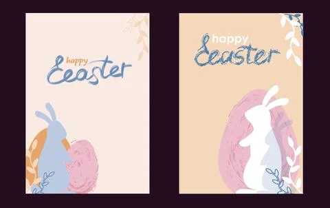 Easter card vector illustration Stock Illustration