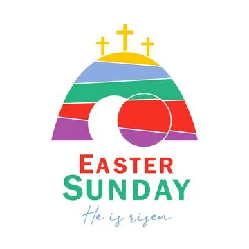 Easter card youth Illustrazione stock