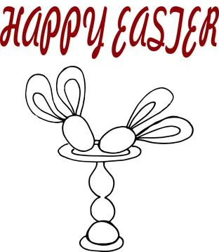 Easter, celebrate, easter, happy ,easter, easter ,eggs, easter, dyes, easter Stock Illustration