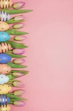 Easter celebration concept space for text Foto stock