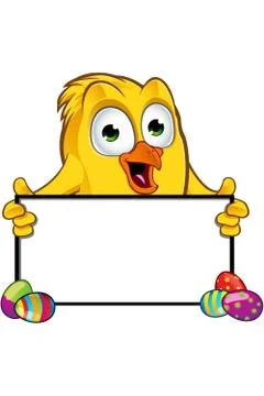 Easter Chick Character Stock Illustration