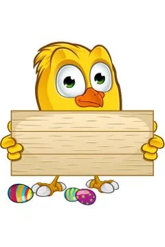 Easter Chick Character Stock Illustration
