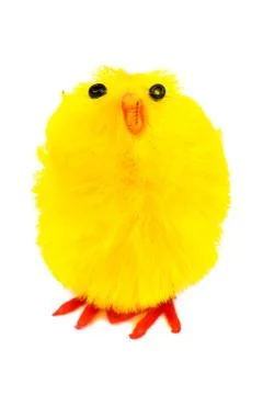 Easter chick with clipping path Stock Photos