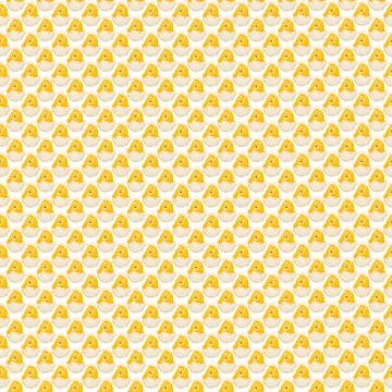 Easter chick hatching pattern isolated Illustrazione stock