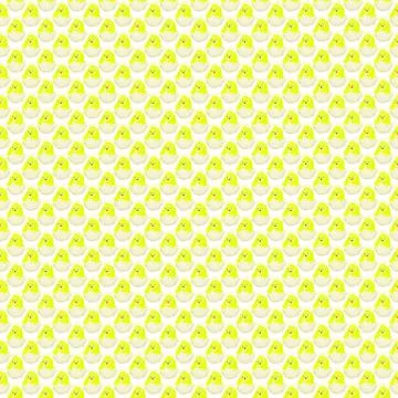 Easter chick hatching pattern isolated Illustrazione stock