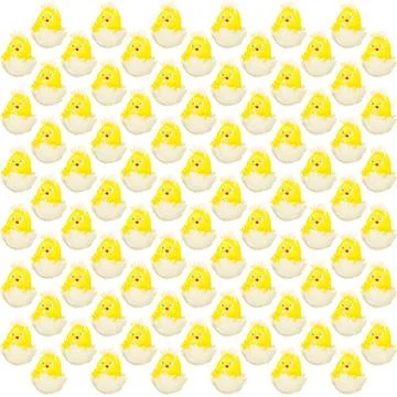 Easter chick hatching pattern isolated Stock Illustration