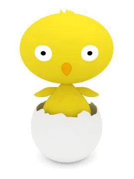 Easter Chick Stock Illustration