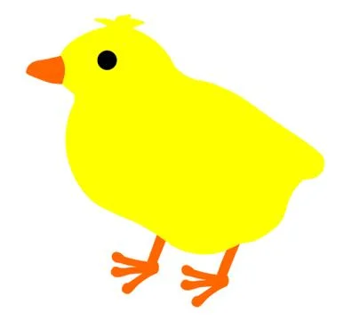 Easter Chick 库存插图