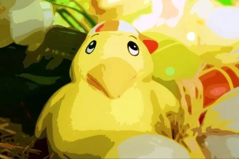 Easter chick Stock Photos