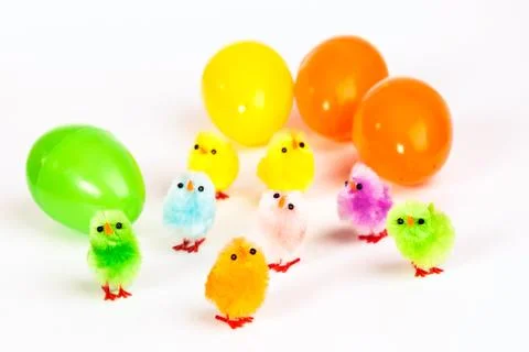 Easter chicken 写真素材