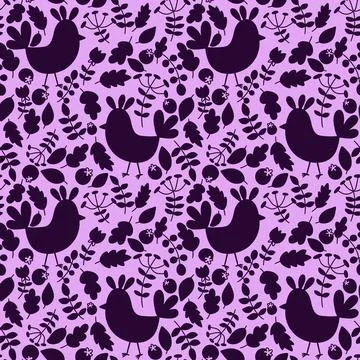 Easter chicken seamless birds pattern for wrapping paper and fabrics 스톡 일러스트