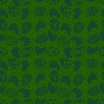 Easter chicken seamless birds pattern for wrapping paper and fabrics 스톡 일러스트