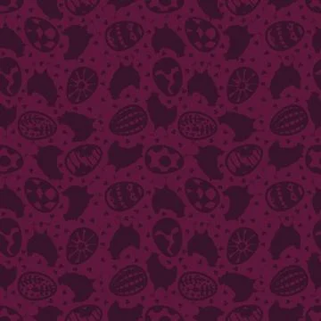 Easter chicken seamless birds pattern for wrapping paper and fabrics イラスト素材