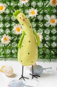 Easter chicken/cock Stock Photos
