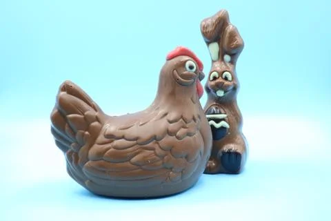 Easter Chocolate Composition Stock Photos