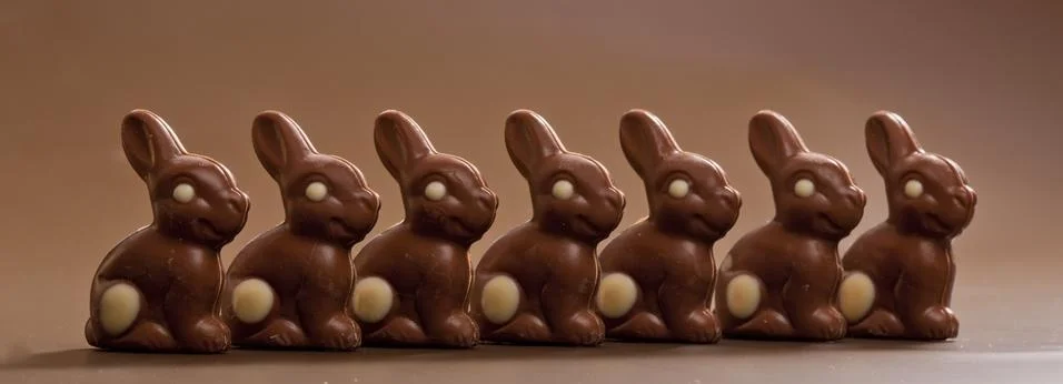 Easter chocolate Foto stock