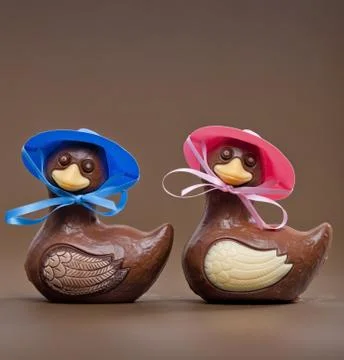 Easter chocolate Stock Photos