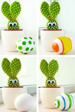 Easter collage Stock Photos