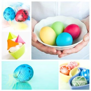 Easter Collage Foto stock