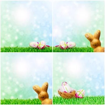 Easter collection Stock Illustration