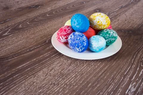 Easter colored eggs Photos
