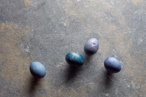 Easter colored eggs Stock-Fotos