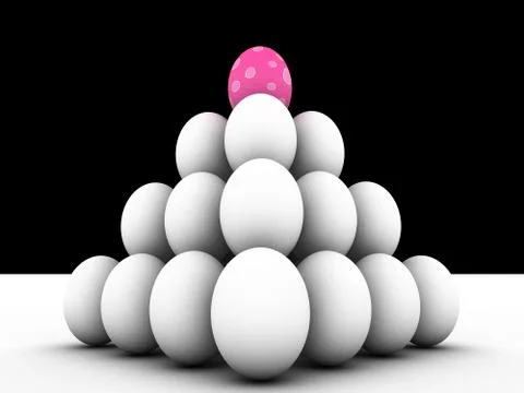 Easter colorful eggs Stock Illustration