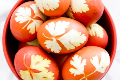 Easter colorful eggs Stock Photos