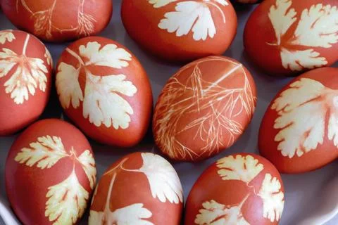 Easter colorful eggs Foto stock