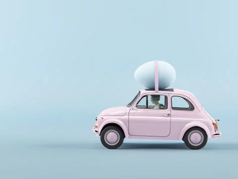 Easter is coming. 3d rendering Stock Illustration