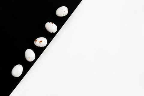 Easter composition with eggs. Foto stock