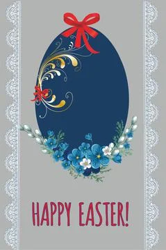 Easter composition, Stock Illustration