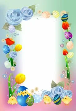 Easter composition, Stock Illustration