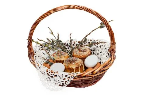 Easter composition Stock Photos