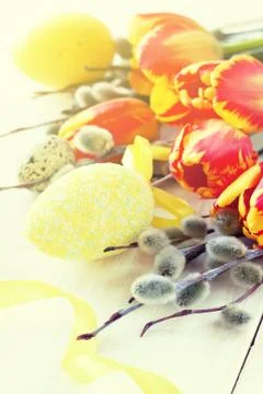 Easter composition Foto stock