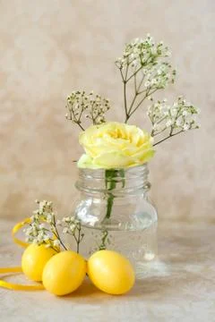 Easter composition Stock Photos