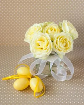 Easter composition Stock Photos