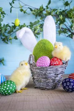 Easter composition. Foto stock