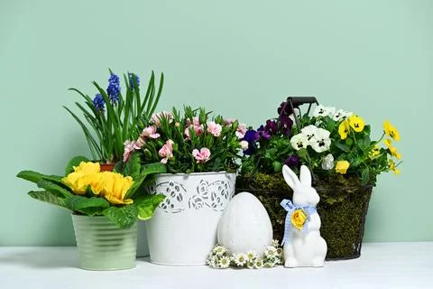 Easter composition Foto stock