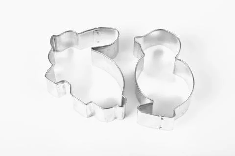 Easter cookie cutters Stock Photos