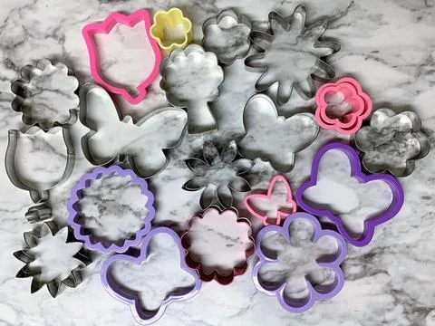 Easter Cookie Cutters Stock Photos
