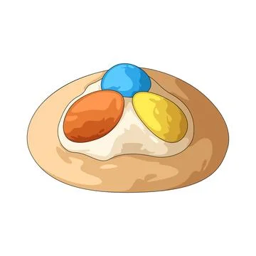 Easter cookie illustration Иллюстрация