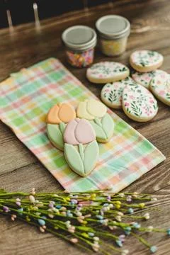 Easter Cookie Stock Photos