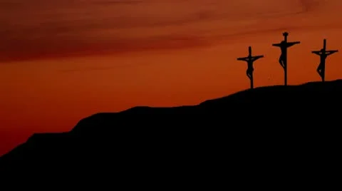 Easter cross Video stock 10787029