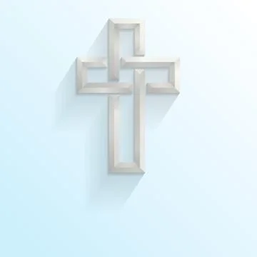Easter cross Stock Illustration